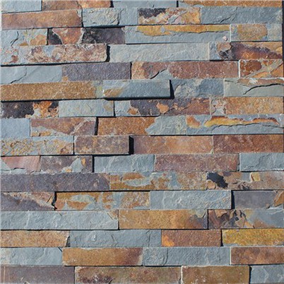 স্লেট স্টোন প্যানেল স্ট্যাকড স্টোন ক্ল্যাডিং JRF-020